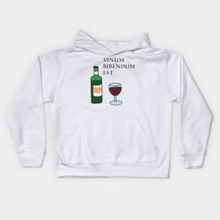 Latin Wine Lover Kids Hoodie